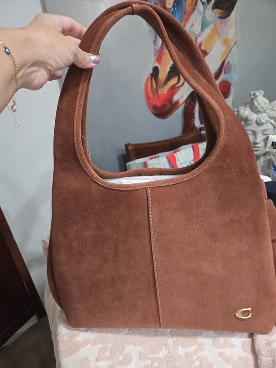 Coach Handbags - Coach Lana In Suede Color Clay NWT